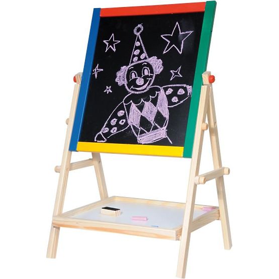 Tableau double face à craie et magnétique