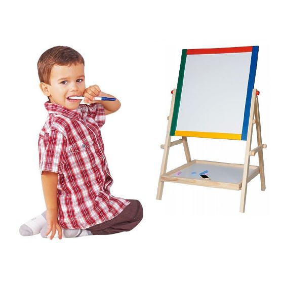 Tableau double face à craie et magnétique