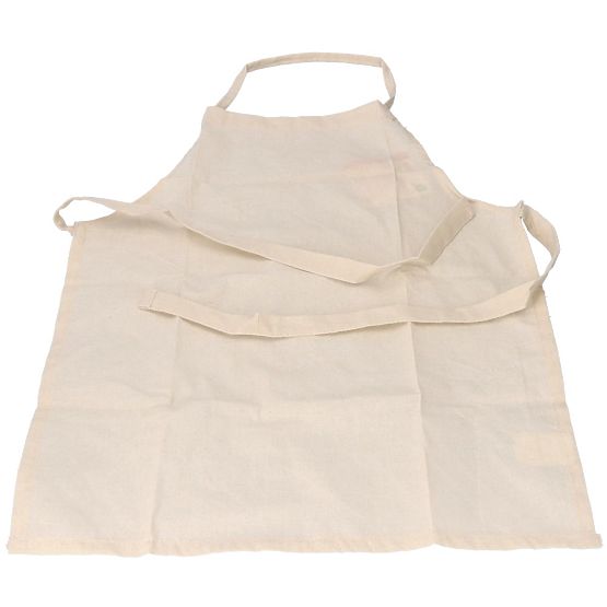 Tablier en coton - peinture sur textile