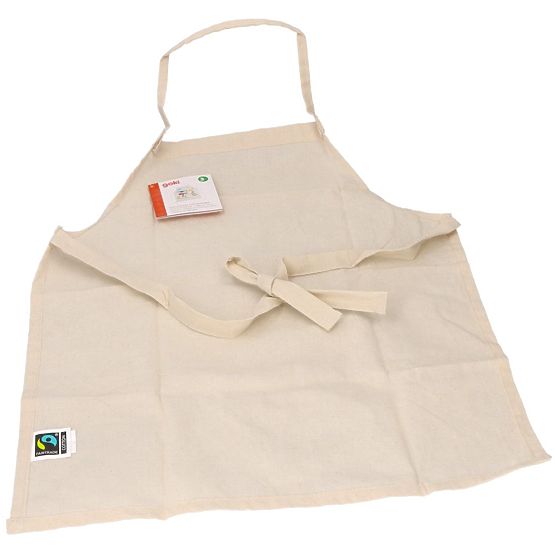 Tablier en coton - peinture sur textile