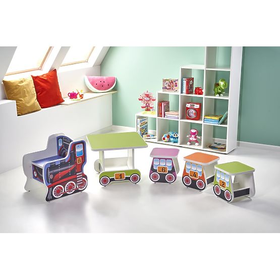 Tabouret enfant Lokomo rose