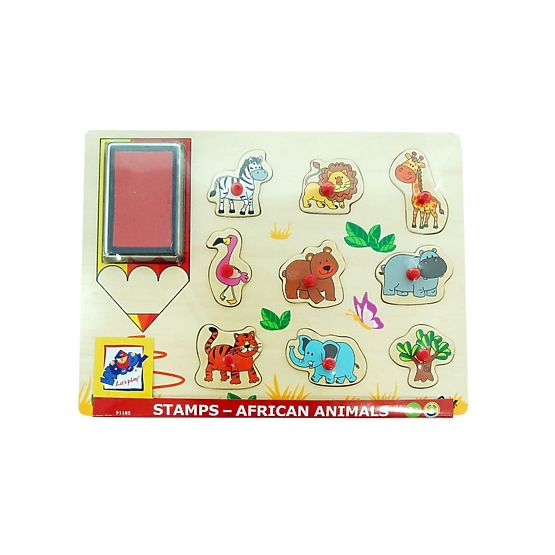 Tampons et puzzles 2 en 1 - Safari