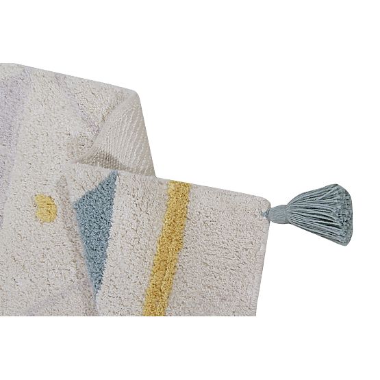 Tapis Azteca Naturel 120x160 - Canaux Lorena