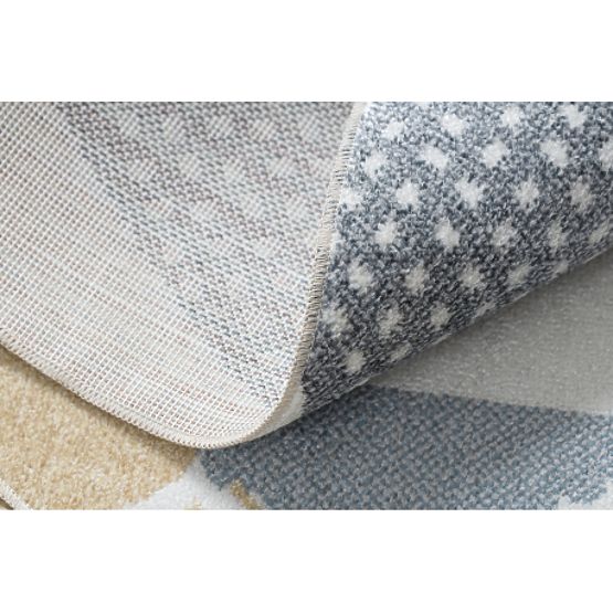 Tapis BONO 8275 rond Lama, crème / gris clair