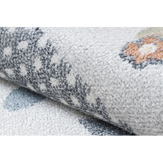 Tapis BONO 8275 rond Lama, crème / gris clair