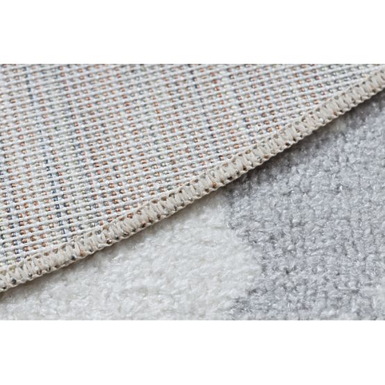 Tapis BONO 8441 rond Lapin marin crème / bleu