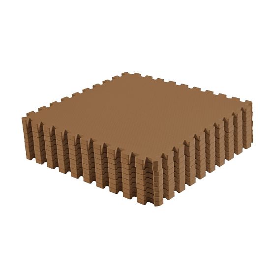 Tapis d'éveil TODDLEKIND 130 x 130 cm - Camel