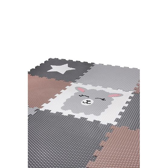 Tapis de jeu en mousse 12 mcx - Lama et étoiles