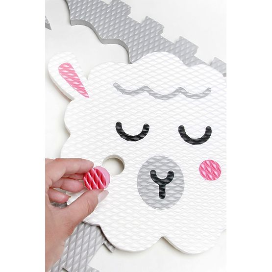 Tapis de jeu en mousse 6 mcx - Agneau, phoque et patte