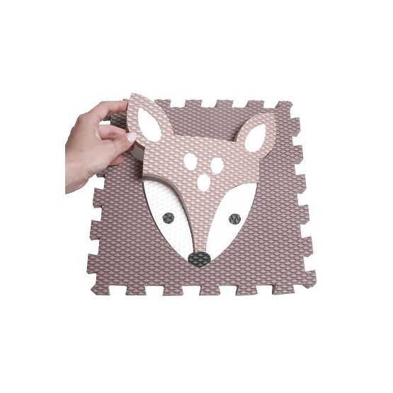 Tapis de jeu en mousse 9 mcx - Faon et cuivre