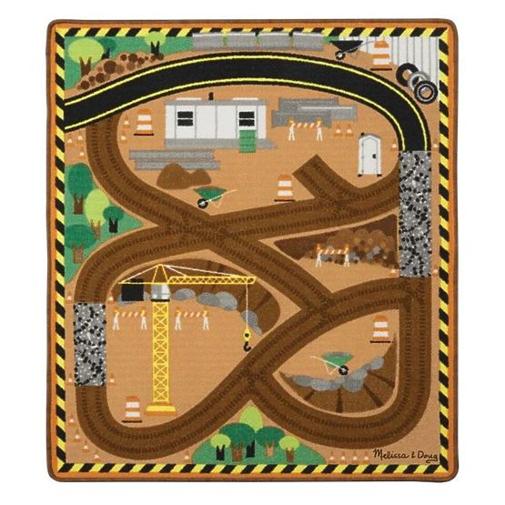 Tapis de jeu pour enfants Chantier de construction