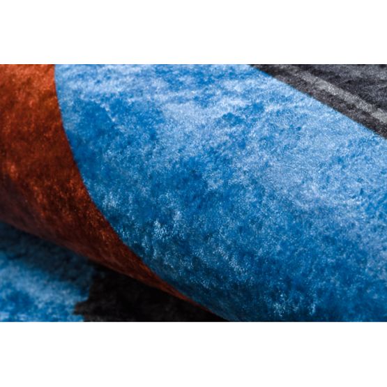 Tapis de lavage JUNIOR 51827.803 Camion, pelleteuse pour enfants antidérapant - bleu