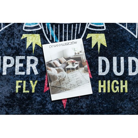 Tapis de lavage JUNIOR 52069.801 Fusée spatiale pour enfants antidérapant - noir