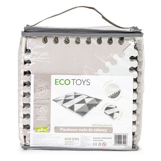 Tapis éducatif en mousse puzzle EVA 20 pièces 127x157cm ECOTOYS