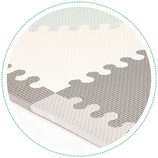 Tapis éducatif en mousse puzzle EVA 20 pièces 127x157cm ECOTOYS