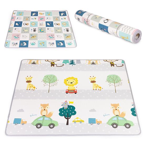 Tapis éducatif en mousse réversible avec alphabet ECOTOYS pour enfants