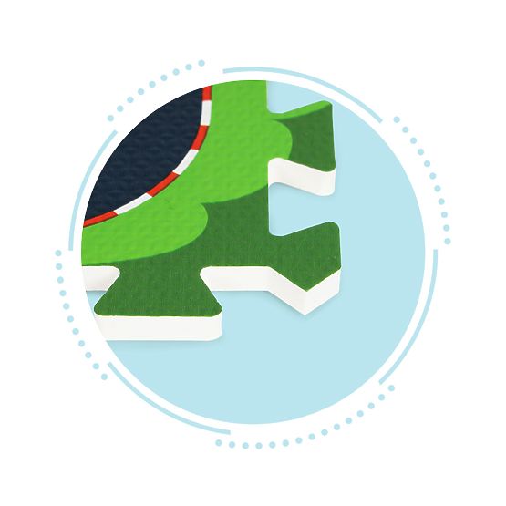 Tapis en mousse pour enfants puzzle ville rues routes IPLAY