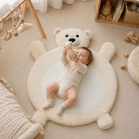 Tapis en peluche Baby - Ourson
