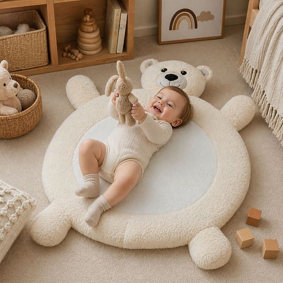 Tapis en peluche Baby - Ourson
