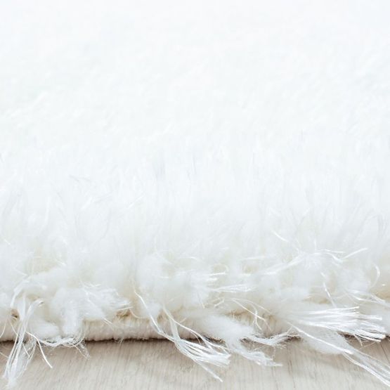 Tapis en pièces BRILLIANT - Blanc neige