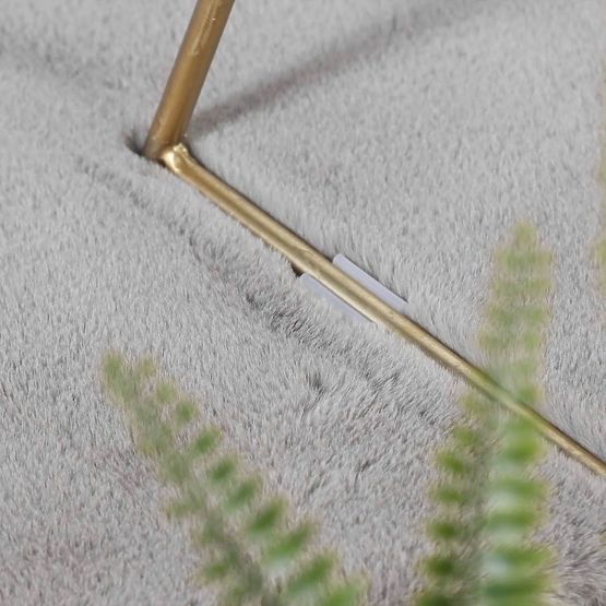 Tapis en soie de lapin - rose