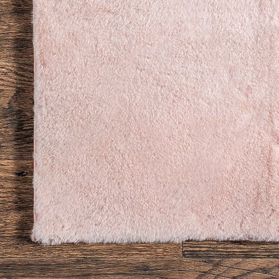 Tapis en soie Rabbit - Rose