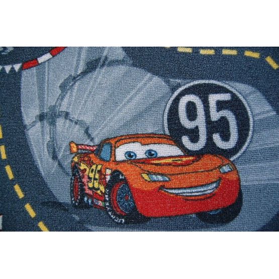 Tapis enfant CARS II - rues grises