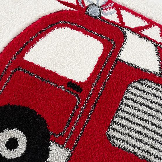 Tapis enfant Happy Rugs - camion de pompiers