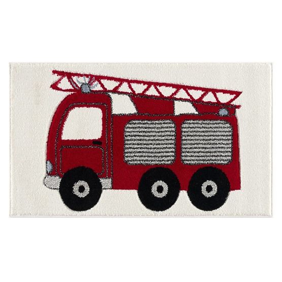 Tapis enfant Happy Rugs - camion de pompiers