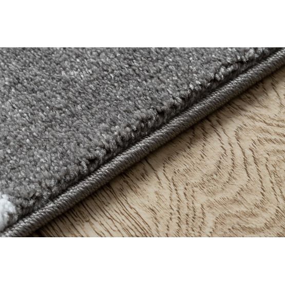 Tapis enfant PETIT - Bulldog - gris-blanc