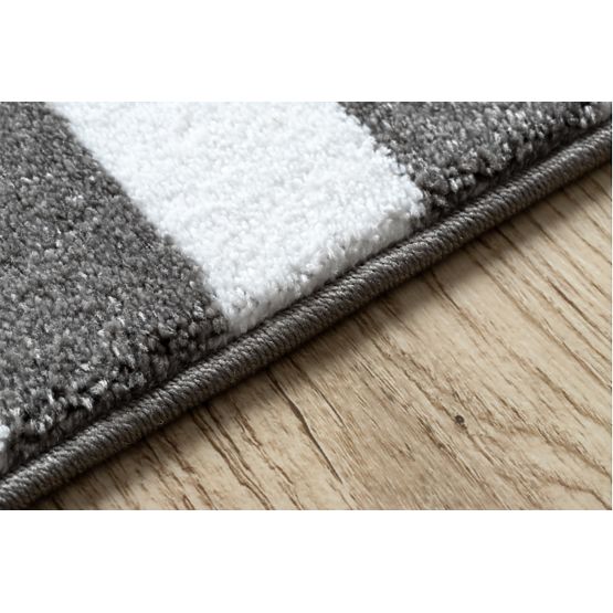 Tapis enfant PETIT - Oiseaux - gris-blanc
