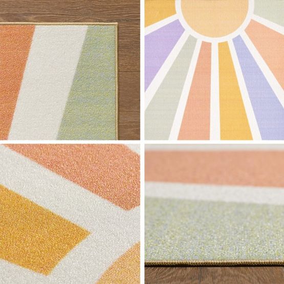Tapis enfant Piece Play - Rainbow sunshine