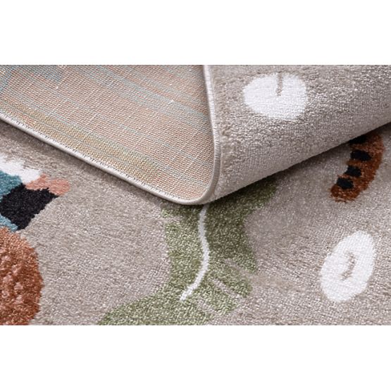 Tapis FUN Africa pour enfants, animaux, Afrique beige