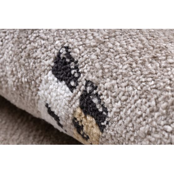 Tapis FUN Africa pour enfants, animaux, Afrique beige