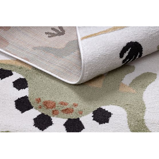 Tapis FUN Dino pour enfants, dinosaures crème