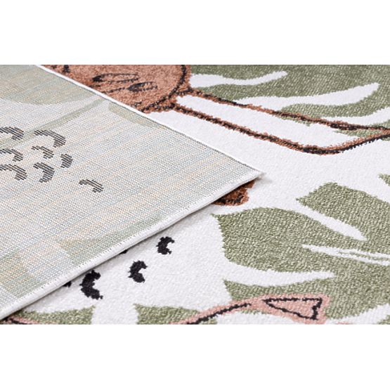 Tapis FUN Flami pour enfants, flamants roses crème