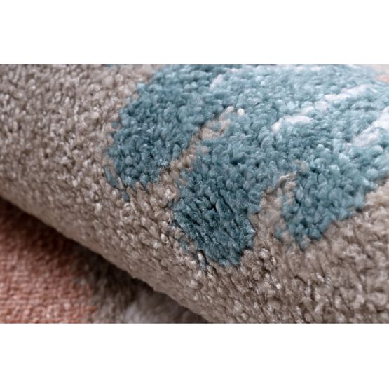 Tapis FUN Sweety pour enfants, licorne, arc-en-ciel beige