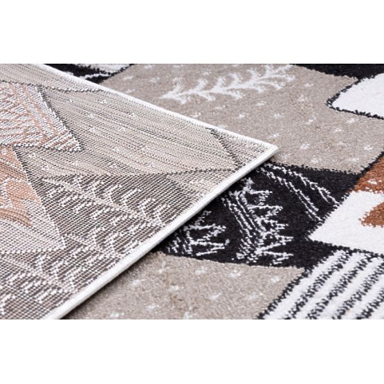 Tapis FUN Tops pour enfants, montagnes, crème