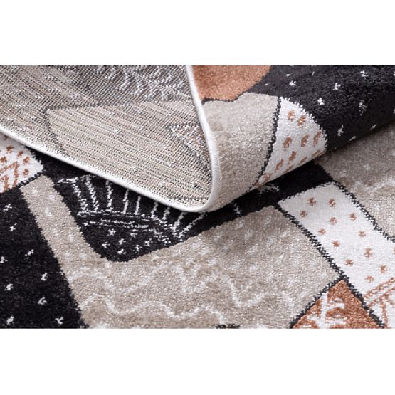 Tapis FUN Tops pour enfants, montagnes, crème