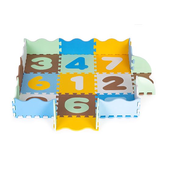 Tapis éducatif en mousse pour enfants - numéros de puzzle