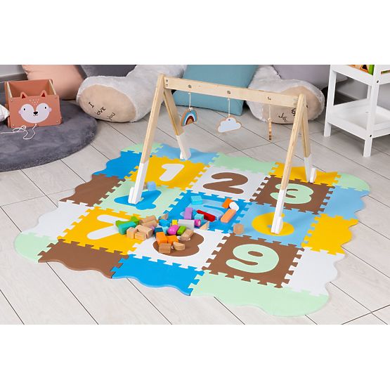Tapis éducatif en mousse pour enfants - numéros de puzzle