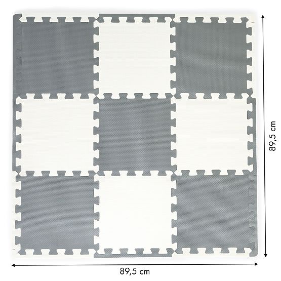 Tapis mousse enfant - gris