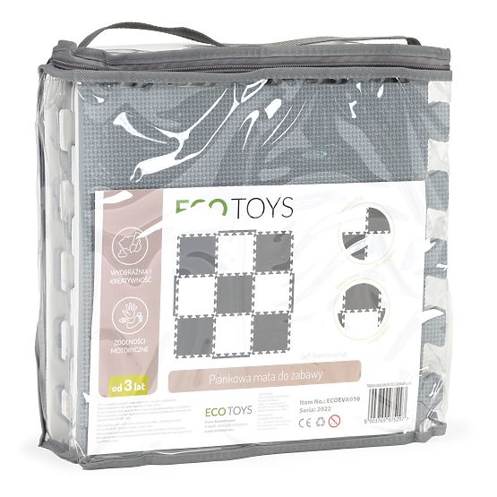 Tapis mousse enfant - gris