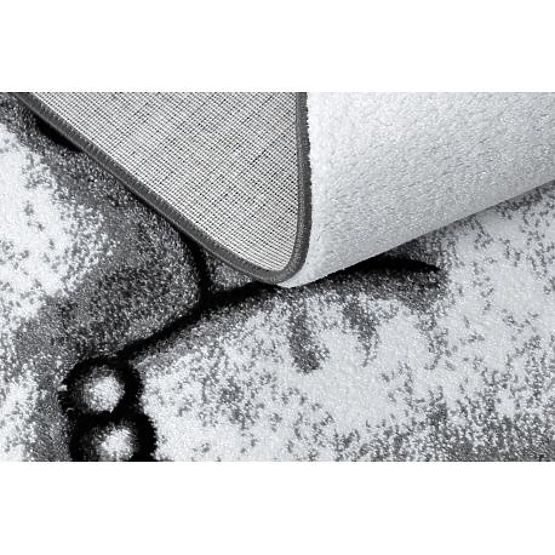 Tapis PETIT ÉLÉPHANT AVEC TROMPE, ÉLÉPHANT, ÉTOILES, gris