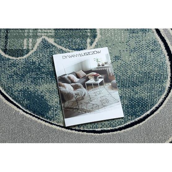 Tapis PETIT HÉLICOPTÈRE, AVIONS, bleu