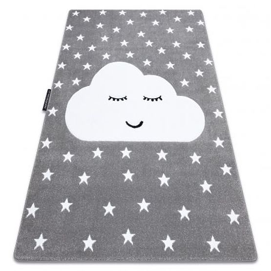 Tapis PETIT NUAGE, ÉTOILES, gris
