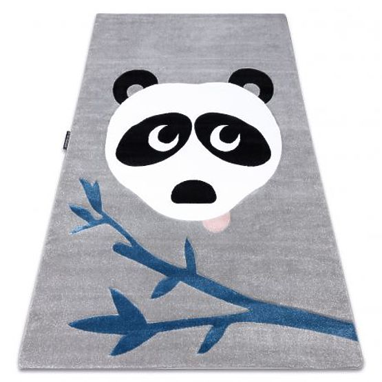 Tapis PETIT OURS PANDA, gris