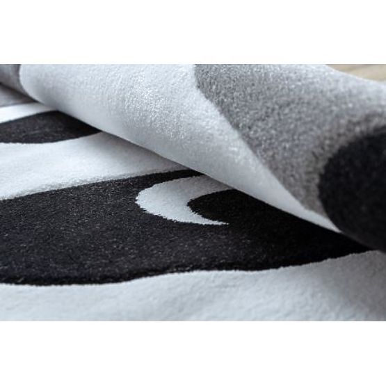 Tapis PETIT OURS PANDA, gris