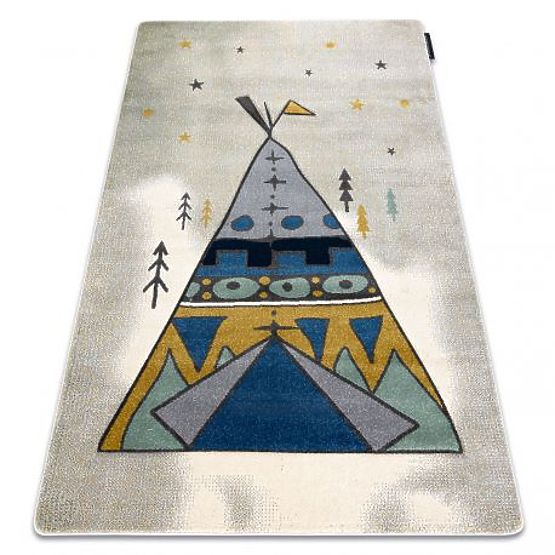 Tapis PETIT TIPI TENTE, gris