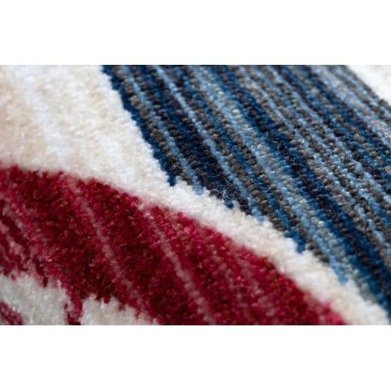 Tapis pour enfants moderne TOYS 75324 ANCRE, forme irrégulière, crème, turquoise, bleu foncé